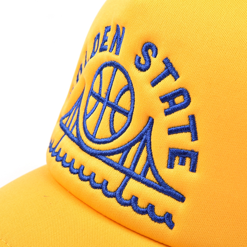 custom made trucker caps, foam mesh trucker hats, 5 panels embroidery foam trucker caps