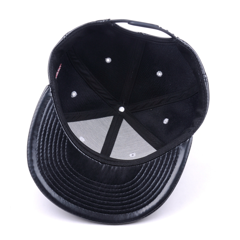 High Quality embroidery leather hat, embroidery leather hat