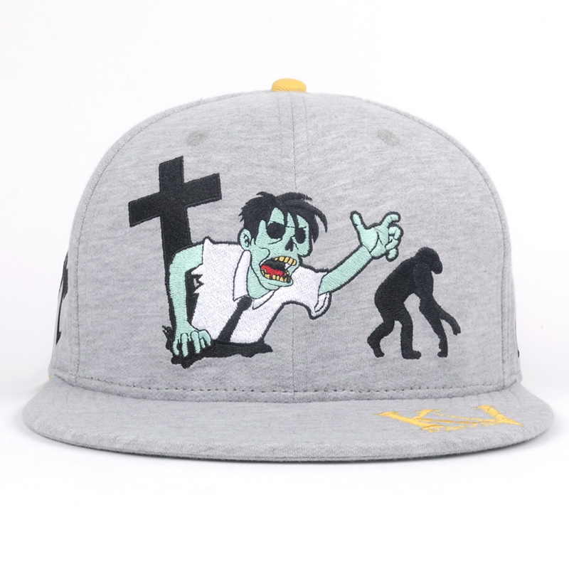 100% cotton 6panel  mens snapback hats