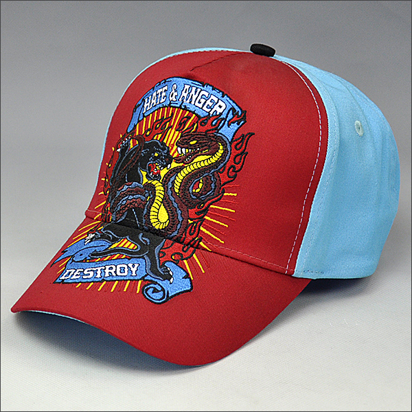 2-tone embroidery baseball cap