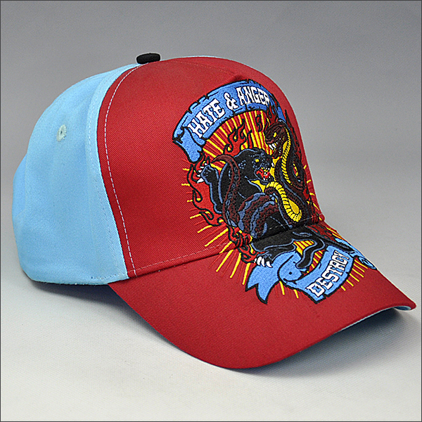 2-tone embroidery baseball cap