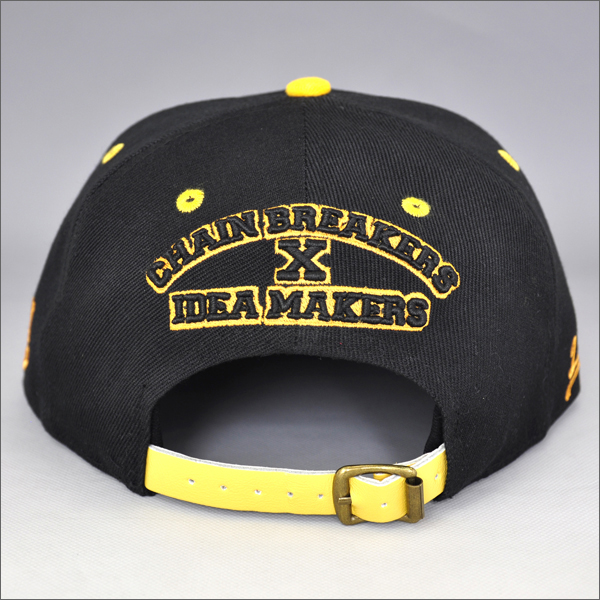 2013 new trendy snapback hat leather strap