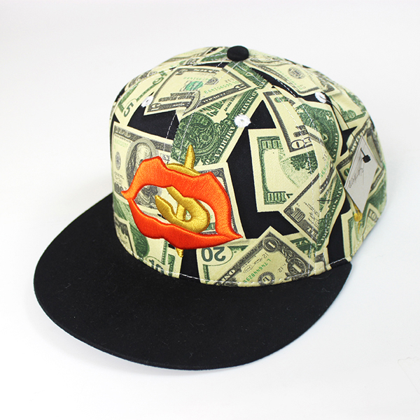 3d embroidery snapback cap and hat