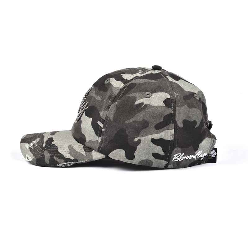 3d embroidery sports baseball caps camo dad hat