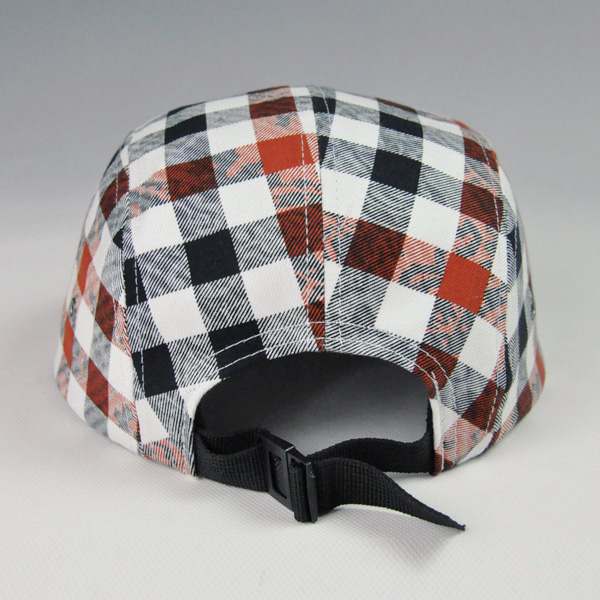 5 panel leather patch snapback hats