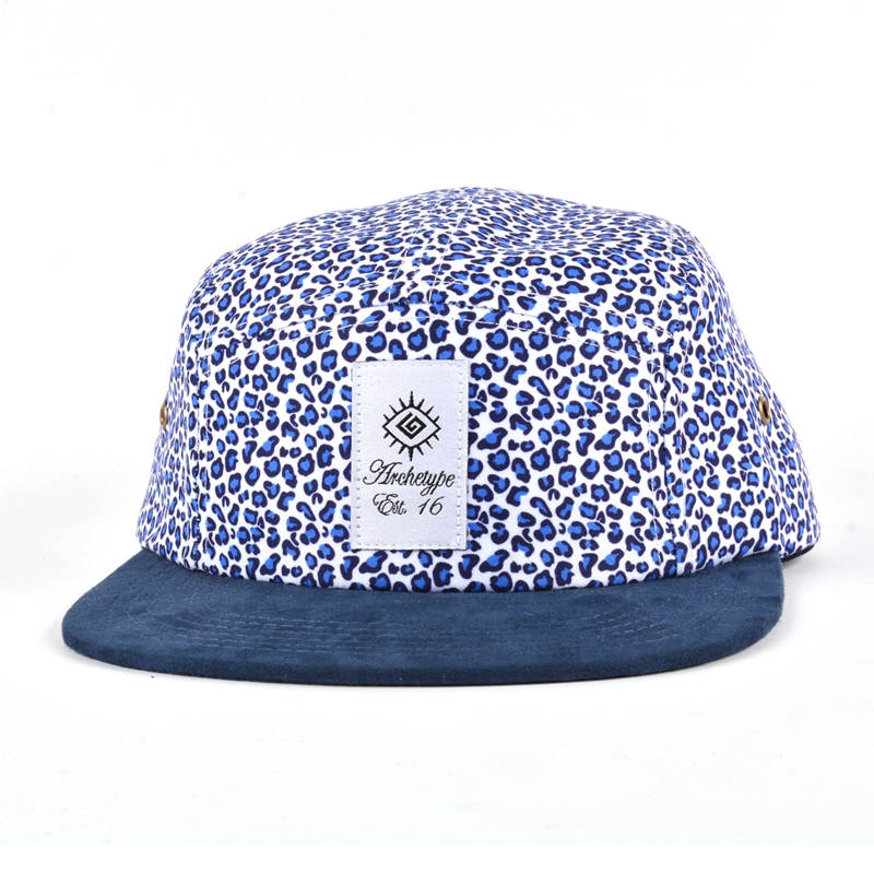 5 panel snapback cap on sale, floral print hat supplier