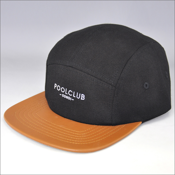5 panel snapback cap