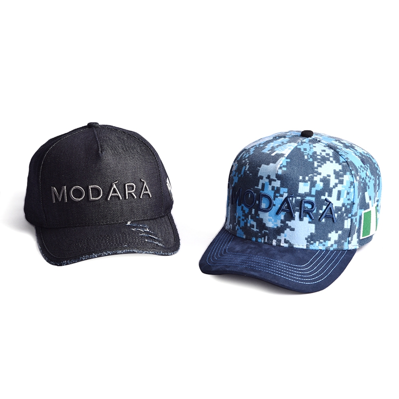 5 panelen 3d borduurwerk sport baseball caps op maat