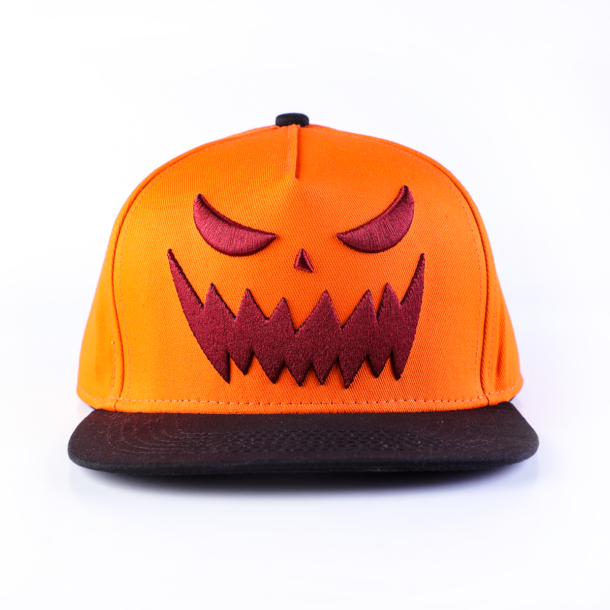 5 panels embroidery logo two color children snapback hats