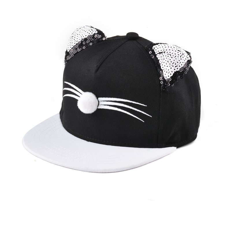 5 panels flat brim baby embroidery snapback caps