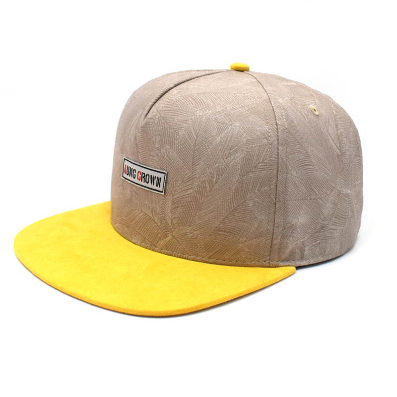 5 πάνελ απλό aungcrown λογότυπο snapback επίπεδη καπέλα