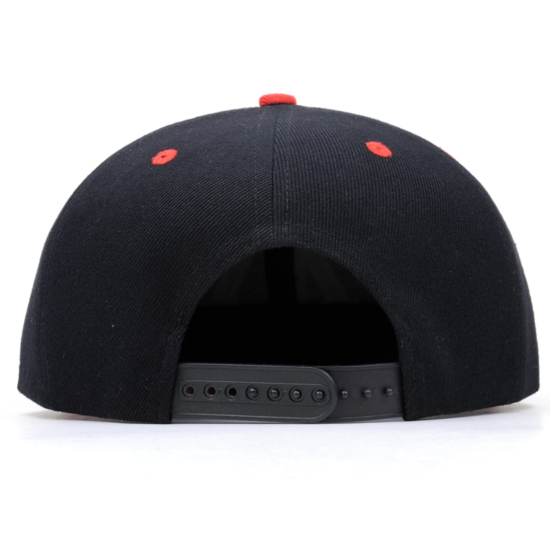 6 Panel personalizado bordado gorras Snapback