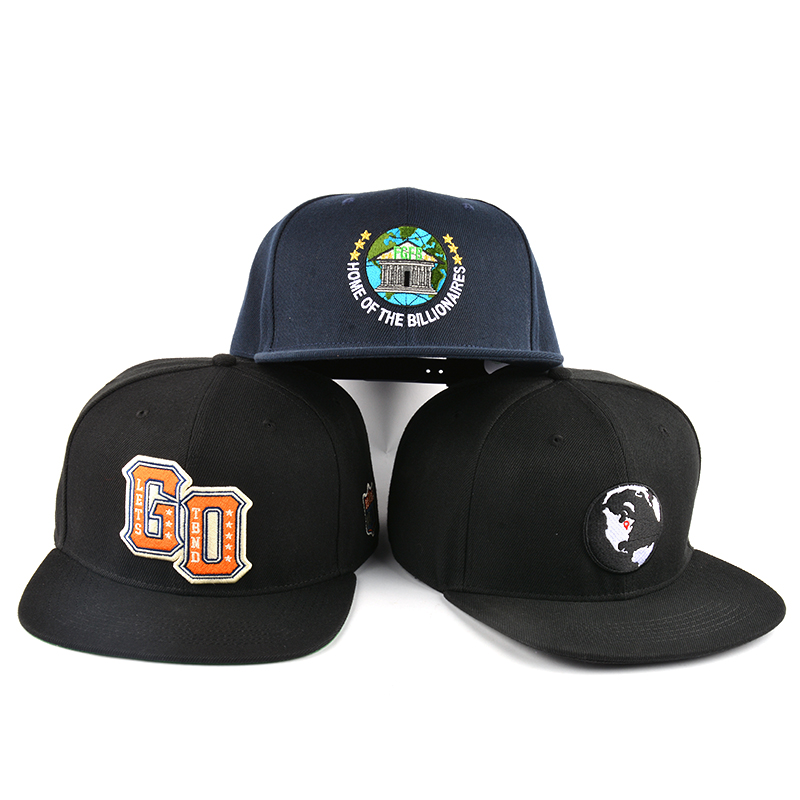 6 καπάκι snapback καπάκι επίπεδη καπάκι στην πώληση έθιμο προμηθευτή
