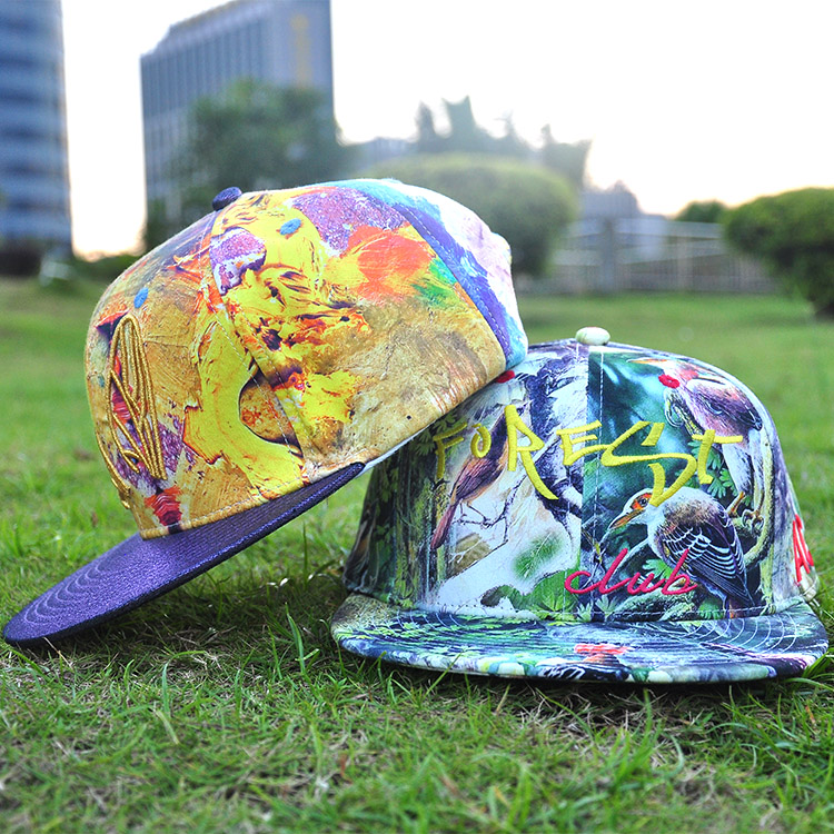 6 panel floppy plain blank snapback hat/polo cap
