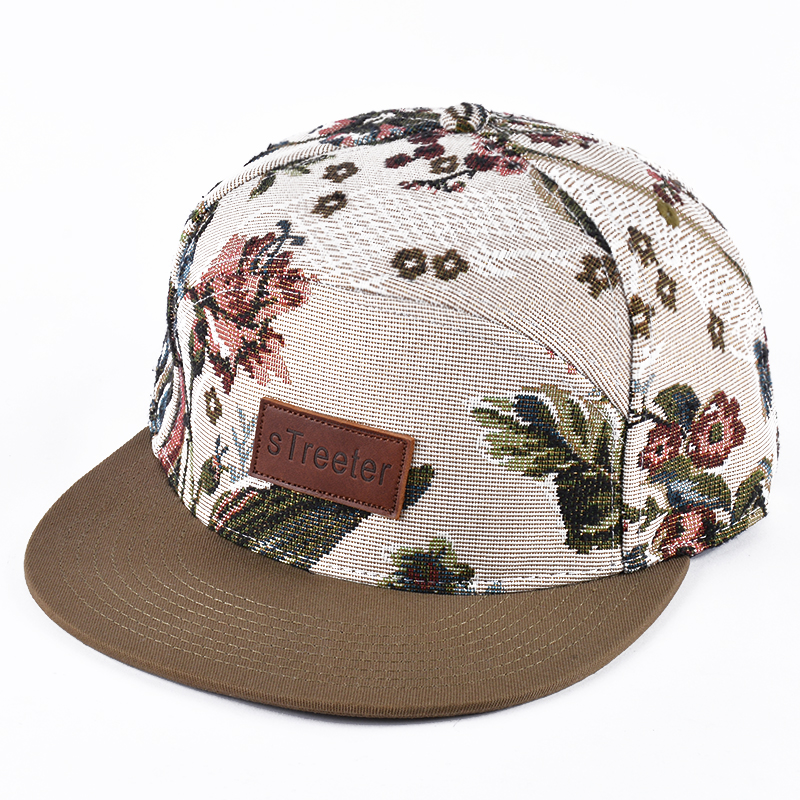 6 panel snapback cap, custom flat bill snapback cap