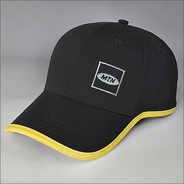 Banding edge embroidery baseball cap