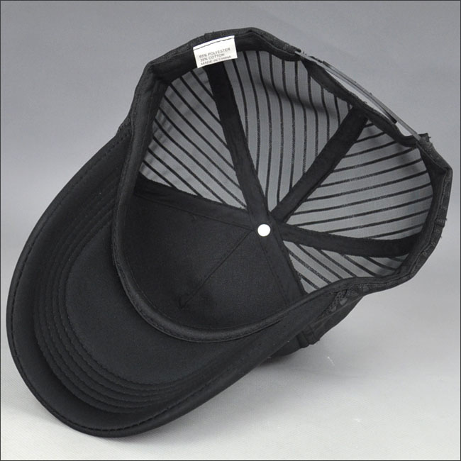 Black printing mesh trucker cap promotion