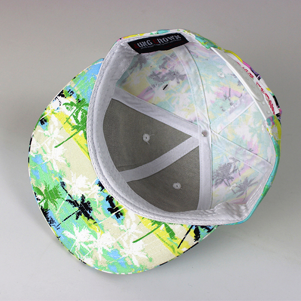 Custom 3d brand names cap with logo