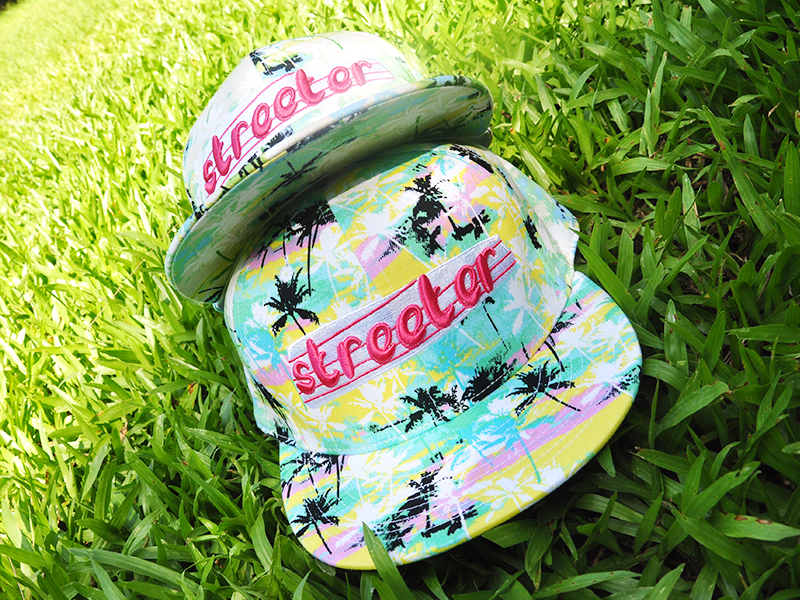 Custom 3d brand names cap with logo