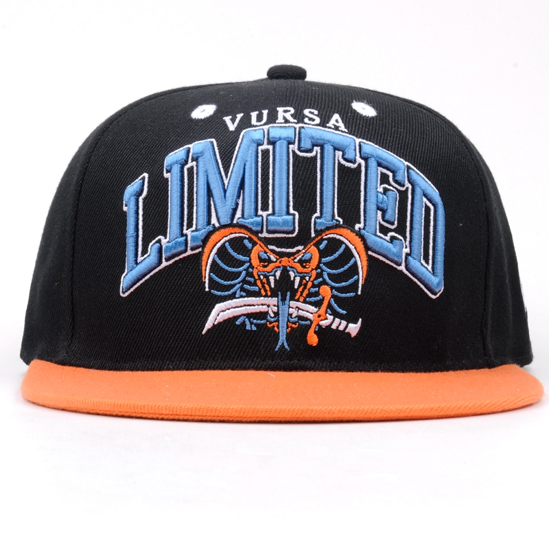 Custom 6 Panel 2 Tone 3D Embroidered Snapback Hat