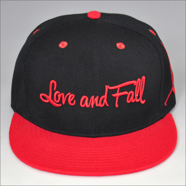 Custom 6panel flat brim snapback hats small order