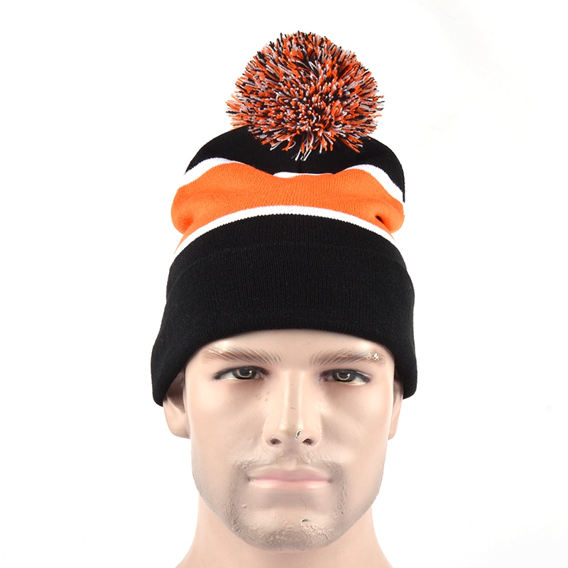 Custom Acrylic Wool Classic Fashion Beanie Winter Knit Hat