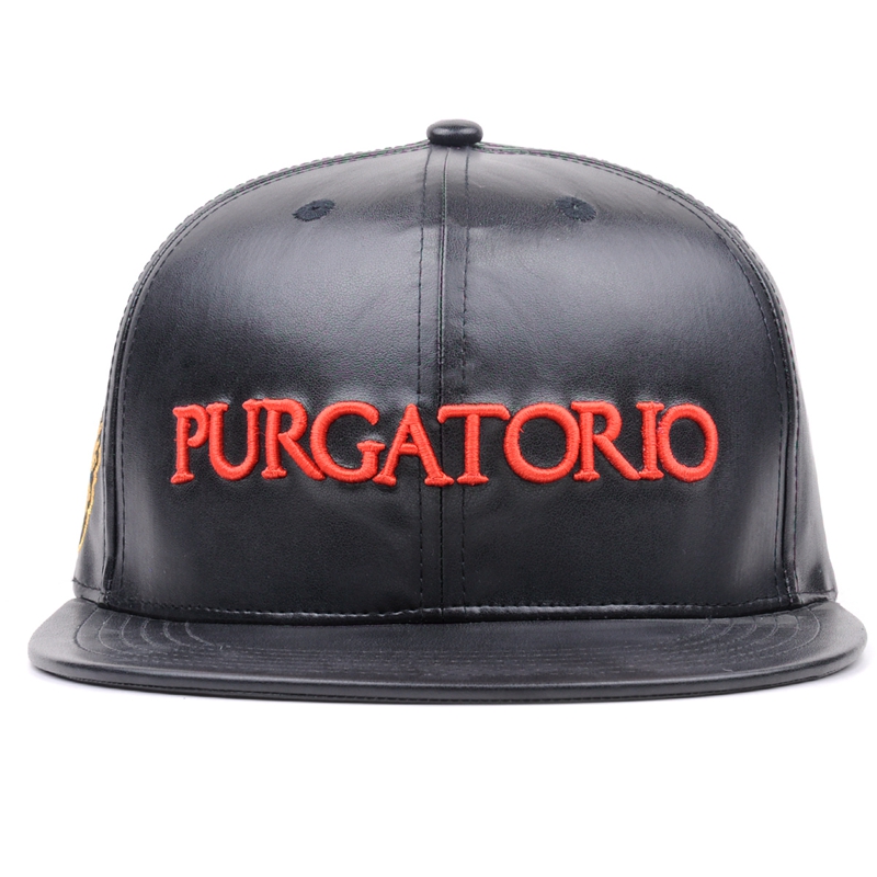 Custom Leather Snapback Cap/Hat