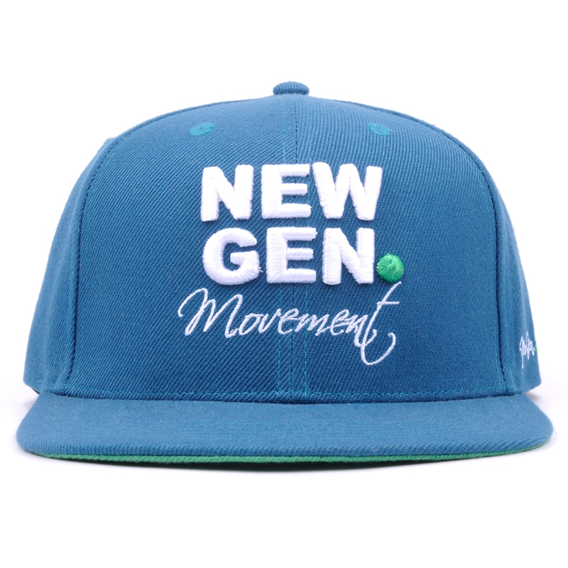 Custom Wholesale 6 Panel Embroidery Caps Snapback