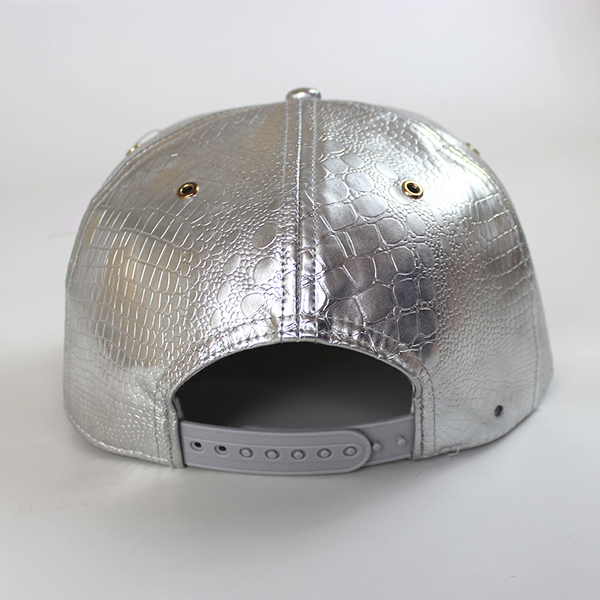 Custom fashion leather skull caps