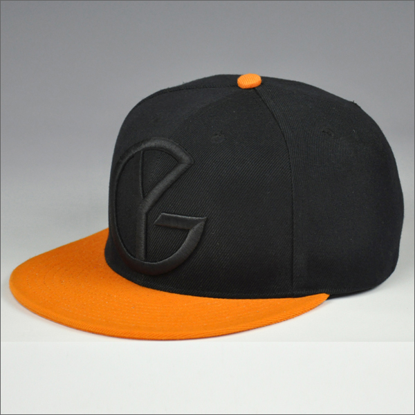 Custom flat bill snap back hat