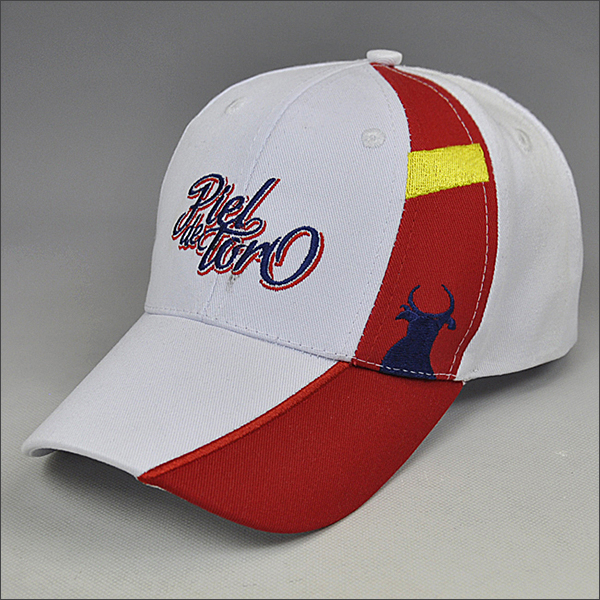 Custom white splicing baseball cap