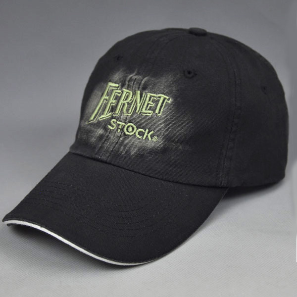 Denim washed baseball cap