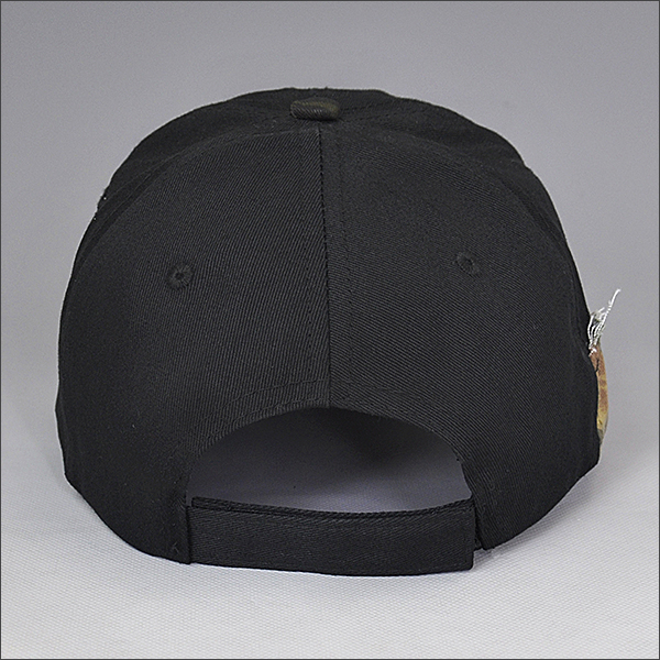 Distressed splicing baseball washed cap
