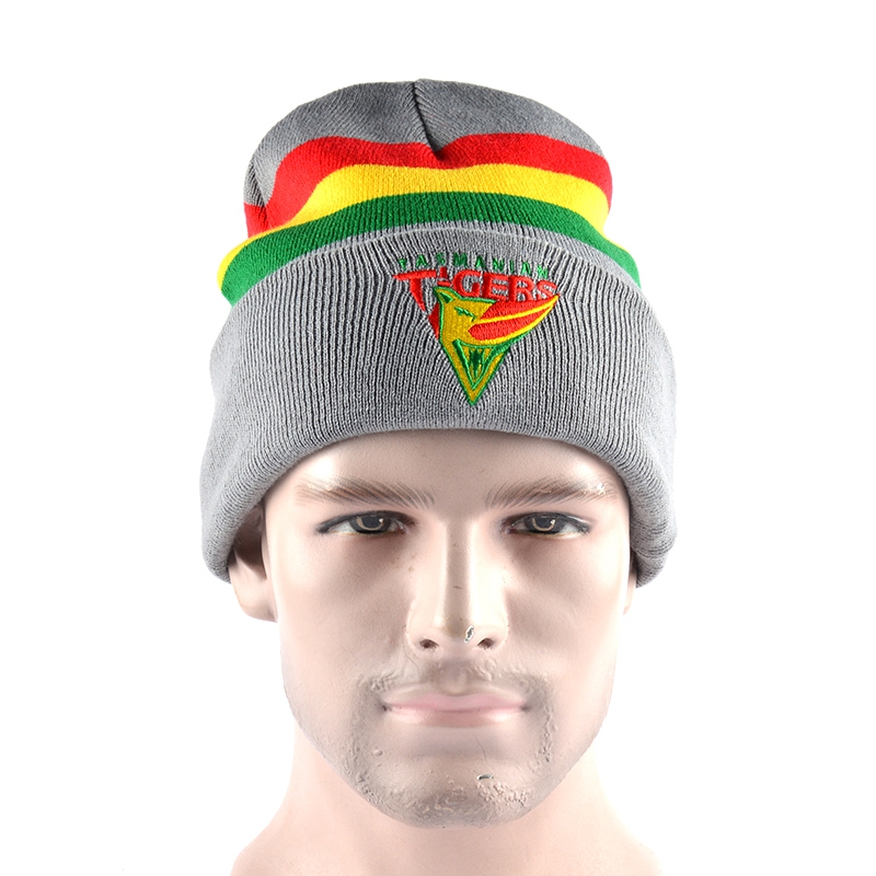 Embroidery Logo 100%Acrylic Knit Beanie