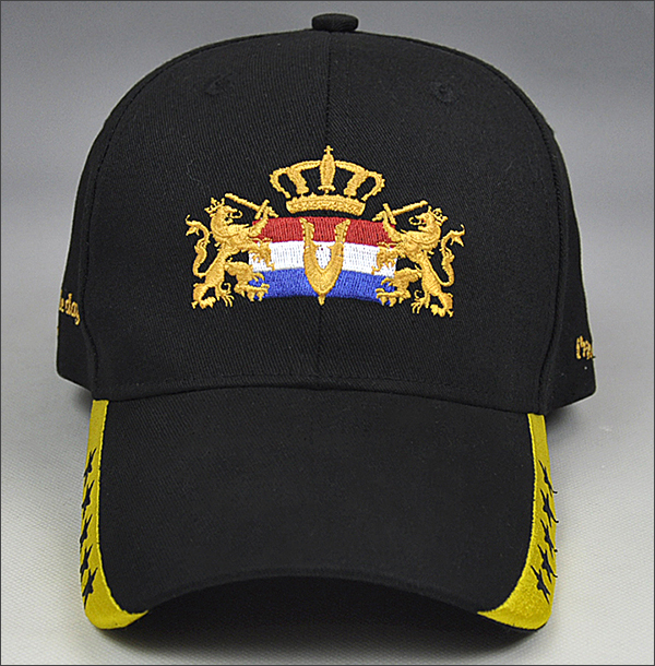 Embroidery brim baseball cap wholesale