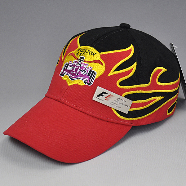 Fashion embroidery racing cap