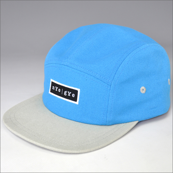 Flat bill 5 panels hat