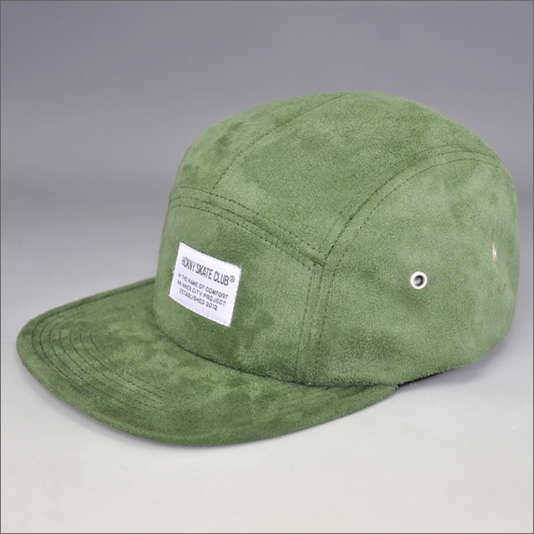 Flat brim 5 panel cap wholesale