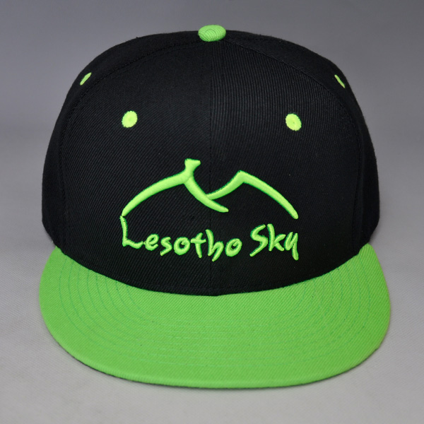 Fluorescent 3D embroidery snapbacks