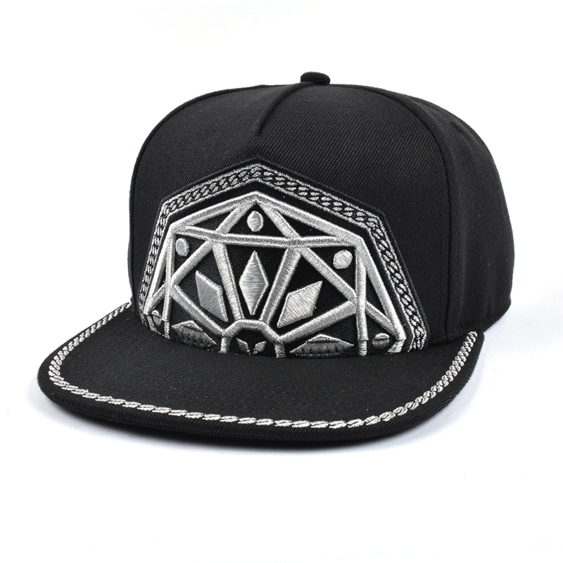 High quality custom raised 3D embroidery snapback hat