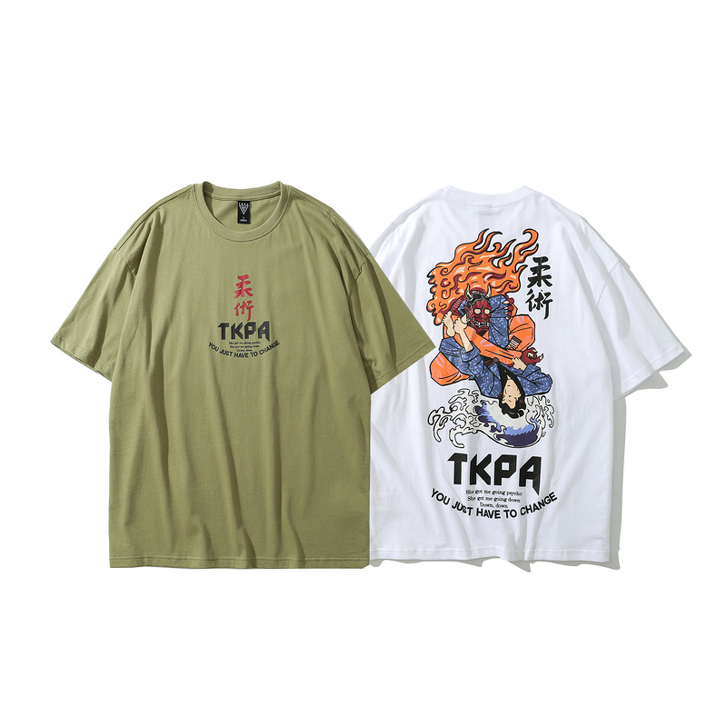 Lasted design summer loose short sleeve men’s t shirt