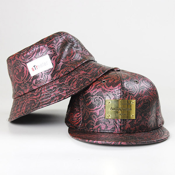 Leather fitted hat china wholesale