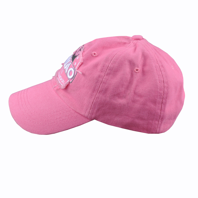 Messy Bun Embroidery Cotton Baseball Cap