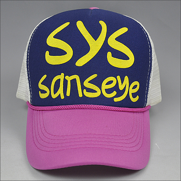 Mix color printing trucker cap for sale