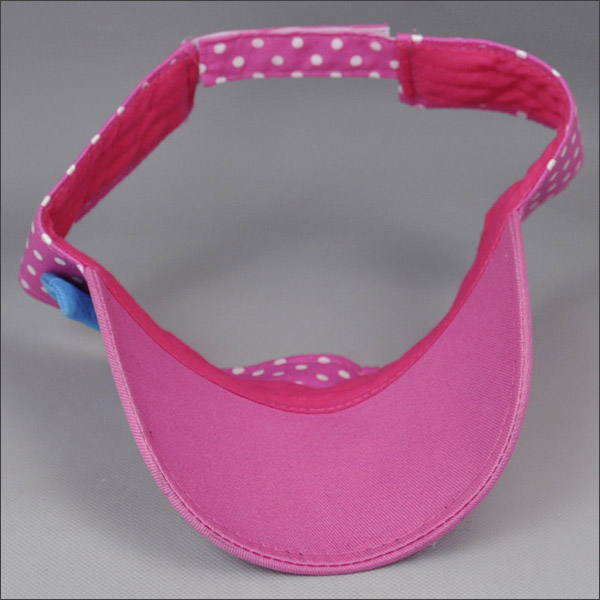 Rosa bowknot Baumwolle Visier für Mädchen