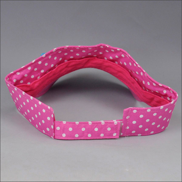 Rosa bowknot Baumwolle Visier für Mädchen
