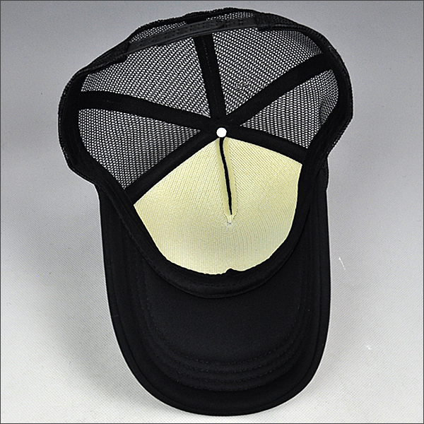 Printing black trucker cap wholesale