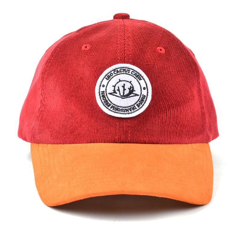Promotional Gift 6 Panels Corduroy Cap Wholesale Baseball Cap