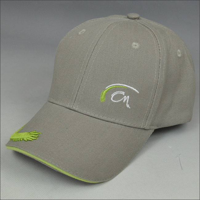 Sandwich brim embroidery golf cap