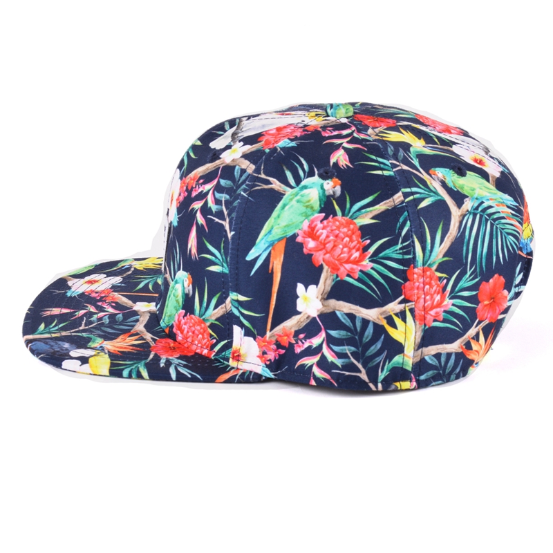 Wholesale Blank Floral Snapback Hats